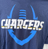 Nike Dri-Fit Men's Los Angeles Chargers Navy Short Sleeve Shirt Size X-Large