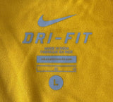 Nike Dri-Fit Men's Pittsburgh Steelers Engineered Yellow Shirt Size Large