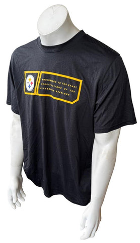 Nike Dri-Fit Men's Pittsburgh Steelers Engineered Black Shirt Size Large