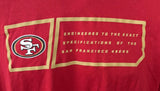 Nike Dri-Fit Men's San Francisco 49ers Engineered Red Short Sleeve Shirt Size XL