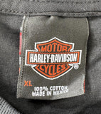 Harley-Davidson Motorcycles Graphic Black Short Sleeve Shirt Size X-Large