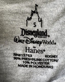 Disney Men's Mickey Mouse Leader Of The Parade Graphic Gray Shirt Size Small