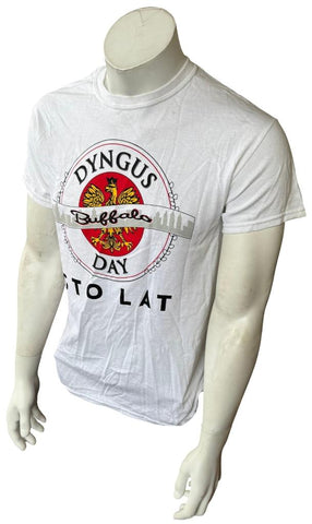 Gildan Men's Dyngus Day Buffalo STO LAT White Short Sleeve Shirt Size Small