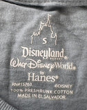 Disney Men's Disneyland Goofy Thrill Seeker Graphic Gray Shirt Size Small