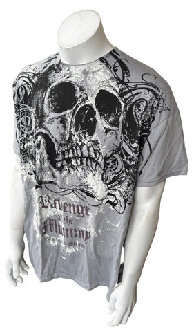 Universal Studios Men's Revenge Of The Mummy Graphic Gray Shirt Size X-Large