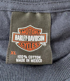 Harley Davidson Men's America's Finest Police Graphic Navy Shirt Size X-Large