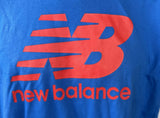 New Balance Men's NB Graphic Blue Short Sleeve Shirt Size X-Large