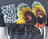 Anvil Men's Cheech & Chong Graphic Gray Short Sleeve Shirt Size Small