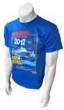 Disney Boys Cruisin' 2012 New York To Bahamas Blue Short Sleeve Shirt Size XL