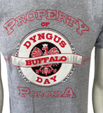 Gildan Men's Dyngus Day Buffalo Property Of Polonia Gray Shirt Size Small