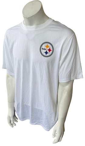 Nike Dri-Fit Men's Pittsburgh Steelers Graphic White Short Sleeve Shirt Size L
