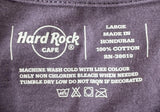 Hard Rock Cafe Men's Orlando Love All Serve All Navy Short Sleeve Shirt Size L