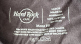 Hard Rock Cafe Men's Orlando Love All Serve All Black Short Sleeve Shirt Size L