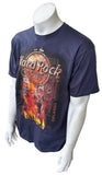 Hard Rock Cafe Men's Orlando One Is All Navy Short Sleeve Shirt Size Large