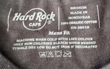 Hard Rock Cafe Men's New York Record Graphic Black Short Sleeve Shirt Size M