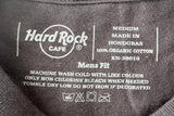 Hard Rock Cafe Men's Guitar Graphic Black Short Sleeve Shirt Size Medium