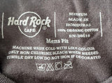 Hard Rock Cafe Men's Orlando Love All Serve All Black Short Sleeve Shirt Size M