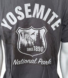 Anvil Men's Yosemite National Park Since 1890 Gray Short Sleeve Shirt Size M