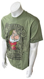Disney Men's Grumpy Agree To Be Disagreeable Graphic Green Shirt Size Large