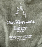 Disney Men's Grumpy Agree To Be Disagreeable Graphic Green Shirt Size Large