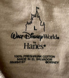 Walt Disney World Men's Goofy Always Charismatic Brown Short Sleeve Shirt Size L