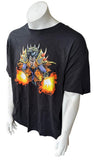Anvil Men's Charlie Sheen Violent Torpedo Of Truth Tour 2011 Black Shirt Size XL