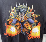 Anvil Men's Charlie Sheen Violent Torpedo Of Truth Tour 2011 Black Shirt Size XL