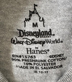 Disney Boys Disneyland Resort Mickey Mouse Est. 1955 Graphic Gray Shirt Size M