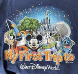 Disneyland Resort Boys My First Trip To Walt Disney World Navy Shirt Size 3T