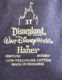 Disneyland Resort Boys My First Trip To Walt Disney World Navy Shirt Size 3T