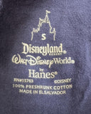 Disney Boys Disneyland Resort Mickey Mouse Est. 1955 Graphic Navy Shirt Size S