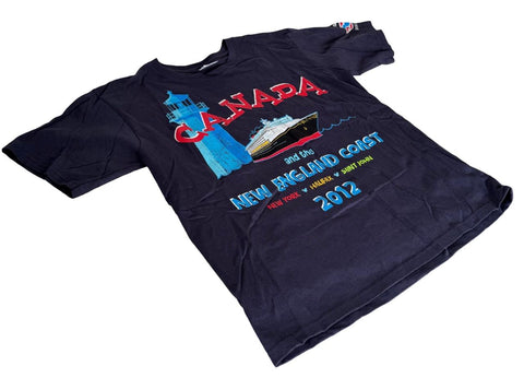 Anvil Youth Canada And The New England Coast 2012 Cruise Graphic Shirt Size L