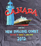 Anvil Youth Canada And The New England Coast 2012 Cruise Graphic Shirt Size L