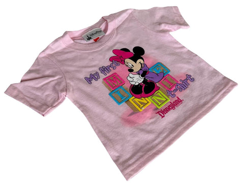 Disney Parks Girls Disneyland Resort My First Minnie Mouse Shirt Size 12M