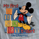 Disneyland Resort Boys Walt Disney World My First Mickey Mouse Shirt Size 6M
