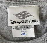 Disney Girl's Minnie Mouse Statue Of Liberty New York City Gray Shirt Size M