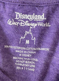 Disney Women's Disneyland Est. 1955 Graphic Purple Short Sleeve Shirt Size M