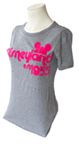 Disney Women's Disneyland Est. 1955 Graphic Gray Short Sleeve Shirt Size Medium