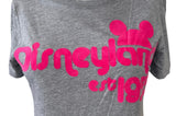 Disney Women's Disneyland Est. 1955 Graphic Gray Short Sleeve Shirt Size Medium
