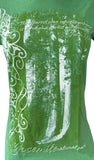 LAT Women's Yosemite National Park Forrest Graphic Green Shirt Size Medium