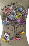 Disney Women's Mickey Mouse And Minnie Mouse Disneyland Graphic Shirt Size XS