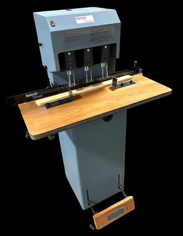 Lassco FMMS-3 Spinnit 3 Spindle Paper Drill Floor Model 3/4 HP Single Phase