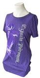 Harry Potter Women's Expecto Patronum Graphic Purple Shirt Size Medium