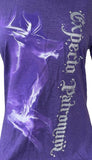 Harry Potter Women's Expecto Patronum Graphic Purple Shirt Size Medium