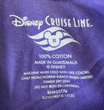 Disney Cruise Line Girls Castaway Cay Bahamas Purple Shirt Size Medium