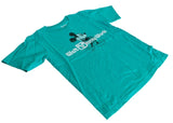 Disneyland Resort Boys Walt Disney World Mickey Mouse Graphic Teal Shirt Size S