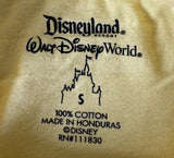 Disney Girls Beauty And The Beast Belle Graphic Yellow Shirt Size Small