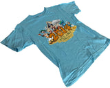 Aulani Boys A Disney Resort & Spa 2014 Graphic Blue Shirt Size Medium