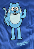 Anvil Yo Gabba Gabba! Live! Toodee Graphic Blue Short Sleeve Shirt Size 2T