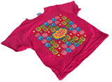 Rabbit Skins Yo Gabba Gabba! Graphic Pink Short Sleeve Shirt Size 2